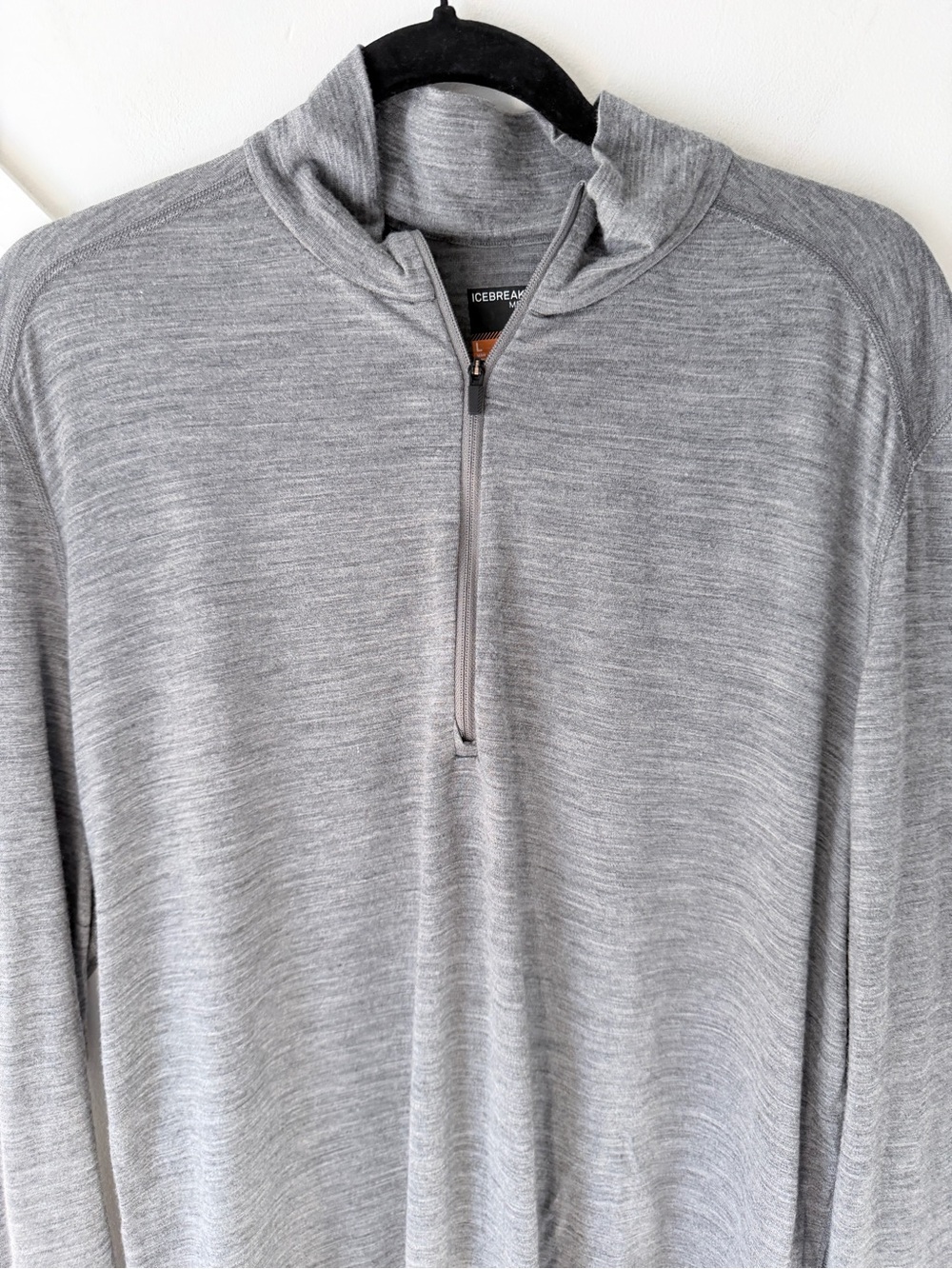 Icebreaker 200 Merino Wool Base Layer Men’s Large Grey |Thermal Outdoor| Hiking - Picture 5 of 16